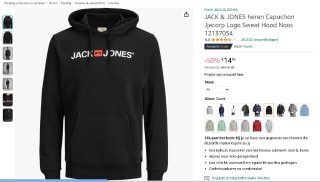 Jack & Jones hoodies vanaf €13,95
