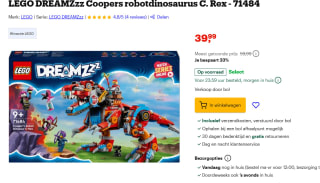 LEGO DREAMZzz Coopers robotdinosaurus C. Rex voor €39,99 bij bol