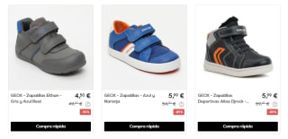Calzado GEOX desde tan solo 4,99€ perfecto para la vuelta al Cole aprovechar