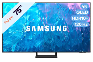 Samsung 75" QLED 4K Smart TV 120 Hz (2023) voor €1099 bij iBOOD