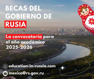 Becas para estudiar en Rusia 2025-2026 por Embajada de Rusia en México