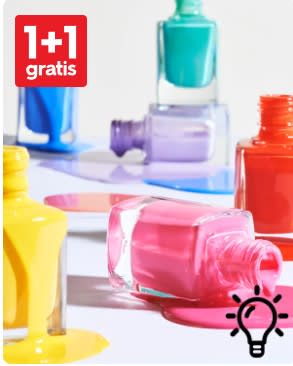 1+1 gratis op nagellak bij HEMA