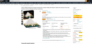 LEGO 21058 Architecture Gran Pirámide de Guiza por 97,23€