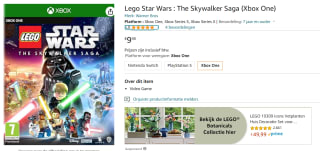 Lego Star Wars : The Skywalker Saga voor €9,98 bij Amazon