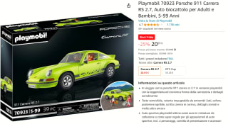 PLAYMOBIL Porsche 911 Carrera RS 2.7 voor €20,93 bij Amazon