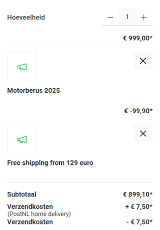 10% korting op DJI items in de DJI experience store