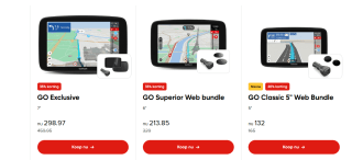 Tot 35% korting op een TomTom GO bij TomTom