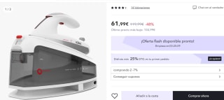 Centro de planchado Blank Canvas - Solac por 46.49€