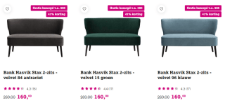 20-40% korting op alle banken bij Leen Bakker