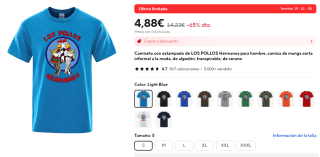 Camiseta Los Pollos Hermanos desde 4,88€ varios colores y tallas