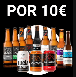 Código 10€ Descuento Cervezas La Salve Garagardoak