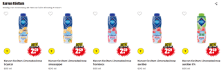 Alle smaken Karvan Cevitam Limonadesiroop 600ml voor €2,69 bij Dirk