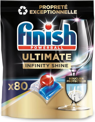 80 tabs Finish Ultimate Infinity Shine voor €9,81