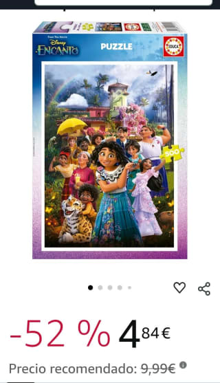 Puzle marca Educa, Disney Encanto de 500 Piezas por 4,84€