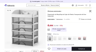 Organizador de Maquillaje por 6€