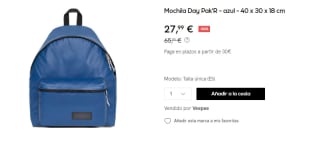Mochila Eastpak Day Pak'R por 27.99€
