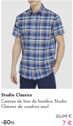 Studio Classics - Prendas para ellos por 5€ y 7€