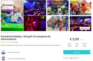 €2,50 éxtra korting op dagjes weg bij Tripper