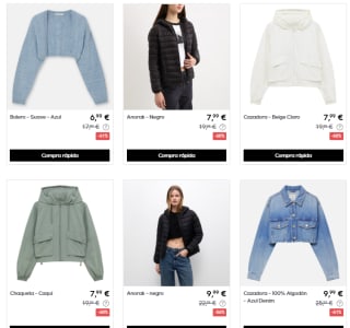 Liquidación hasta 80% + 10€ EXTRA descuento Pull & Bear ropa y calzado