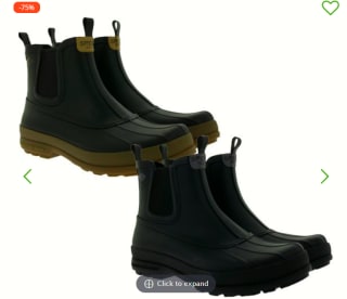 sperry cold bay chelsea slip-on synthetische heren laarzen voor €29,99 bij Outlet46