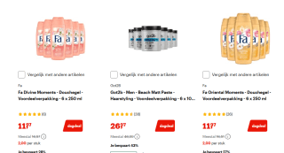 Tot 50% korting op Syoss, Taft, Gliss, Got2B en Fa bij Bol