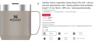 Stanley The Legendary Camp Mug 350 ml voor €21,99 met Amazon Prime