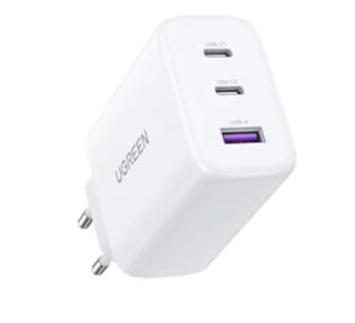 Chargeur USB C - UGREEN - 65W - 3 Ports - Compatible iPhone et MacBook - Design Compact à 34,50€