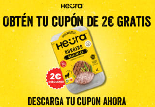 2€ descuento en Hamburguesas HEURA Originales