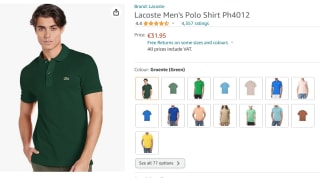 Lacoste polo PH4012 groen voor €31,95 bij Amazon.nl