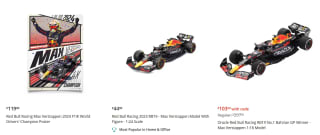 50% korting op Red Bull modellen bij F1store
