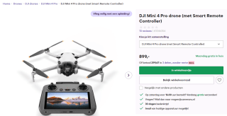 DJI Mini 4 Pro drone voor €899