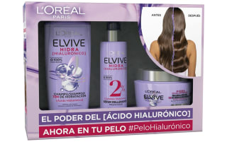Champu+Serum+mascarilla L'oreal Hialurónico por 7,99€