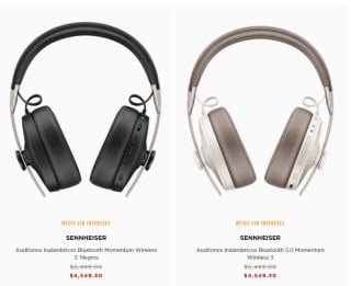 Sennheiser Momentum 3 a $4,550 en El palacio de Hierro