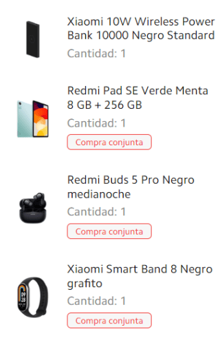 Xiaomi 10W Wireless Power Bank + Tablet Redmi Pad SE 8GB + 256GB + Redmi Buds 5 Pro + Xiaomi Smart Band 8 por 183,99€