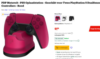 PDP METAVOLT Oplaadstandaard voor €9,99 bij Bol