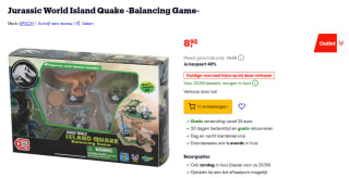 Jurassic World Island Quake balanceerspel voor €8,92 bij Bol
