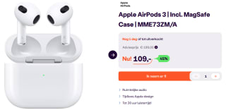 Apple AirPods 3 voor €109 bij iBOOD