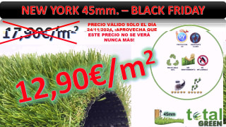 Césped artificial super barato sólo en black friday