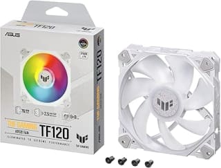 ASUS TUF Gaming TF120 ARGB White Edition - Ventilador de carcasa por 11,90€