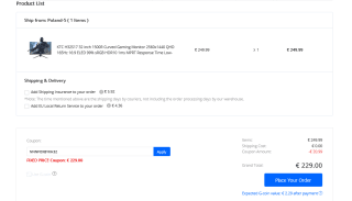 Monitor KTC Gaming Curvo 2K WQHD 32" 165Hz por solo 229€