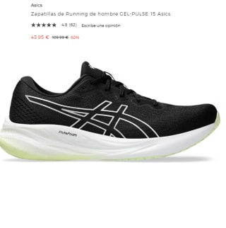 Zapatillas de Running de hombre GEL-PULSE 15 Asics por 43.95€