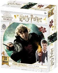 PRIME 3D- Puzzle lenticular Harry Potter Ron Weasly por 6€