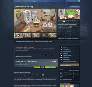 Juego A Story About Farting Steam Gratis