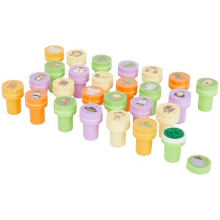 un set de tampons de 26 pièces à 1,99€