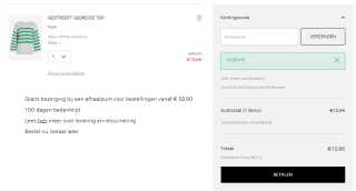 Minimaal 30% korting op de lentecollectie bij Vila