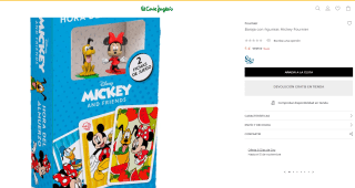 Baraja con figuritas Mickey Fournier por sólo 5€