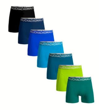 7-pack Muchachomalo heren boxershorts voor €44,97 bij Hemdvoorhem
