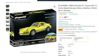Playmobil núm. 70923 modelo Porsche 911 Carrera RS 2.7 por 38,40€