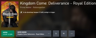 Kingdom Come: Deliverance - Royal Edition voor €3,99 in de Xbox store