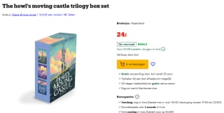 The howl's moving castle trilogy box set voor €24 bij Bol